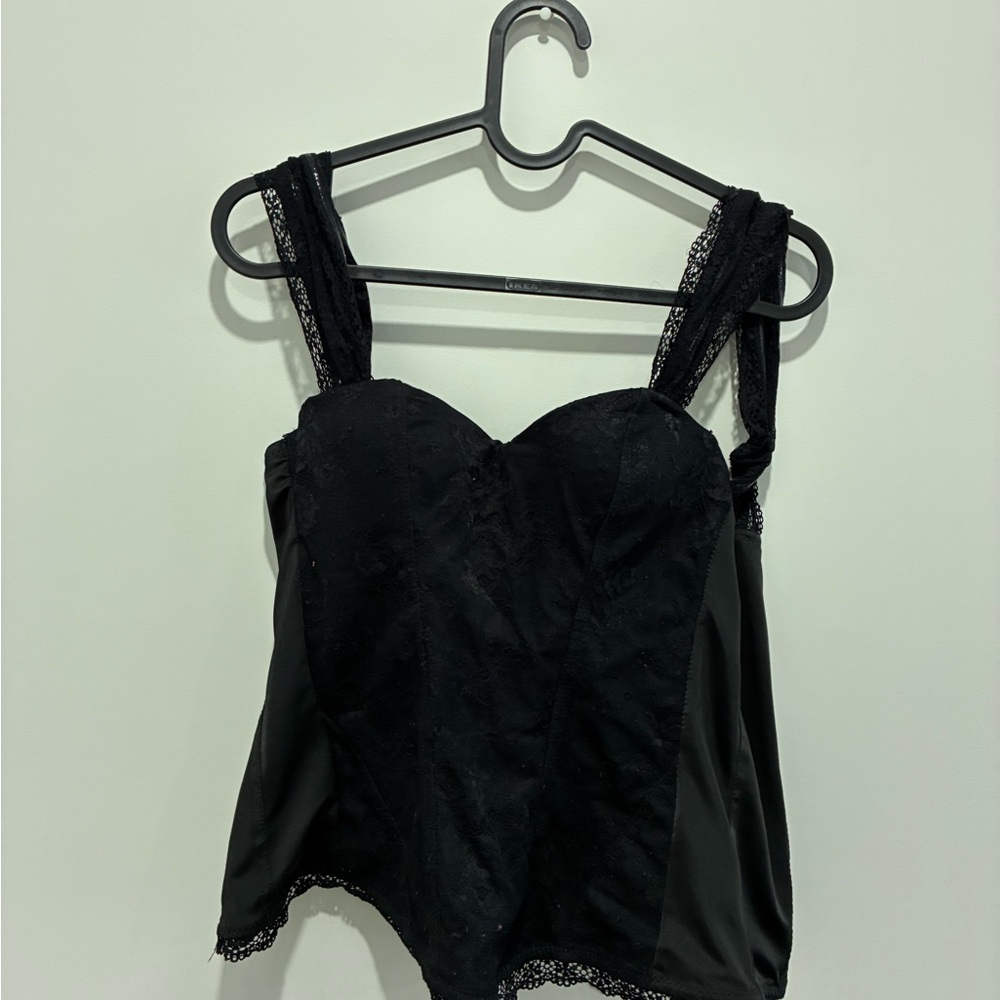 Spirit Black Lace Detail Top